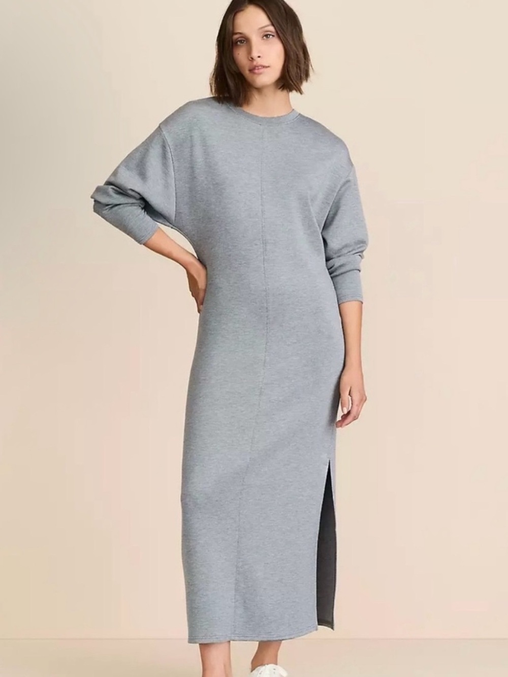 LOFT Lou & Grey Scubasoft Dress - Size S - Gray